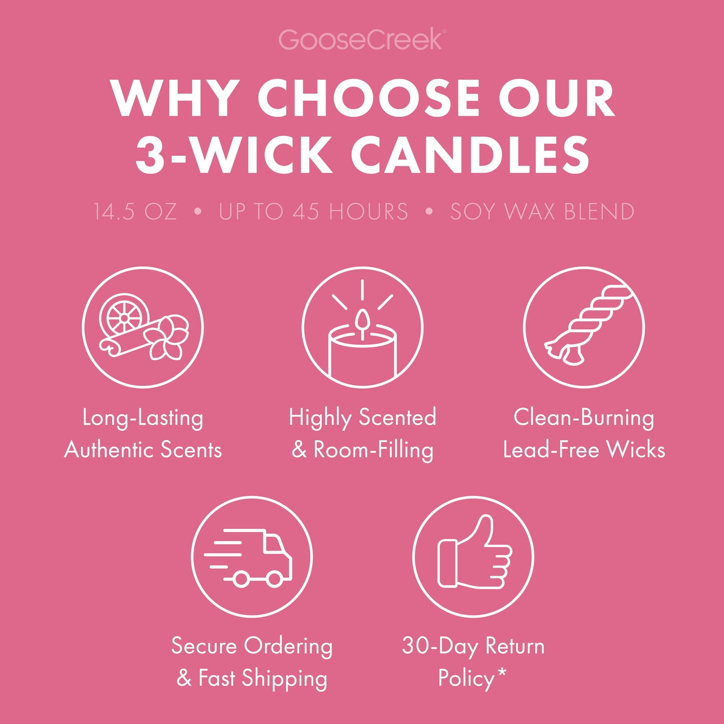 Apple Pom Twister 3-Wick Candle