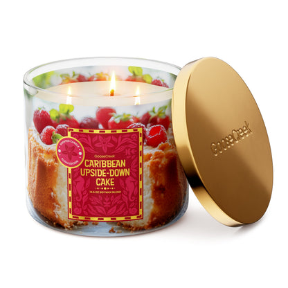 Caribbean Upsidedown Cake 3-Wick Candle