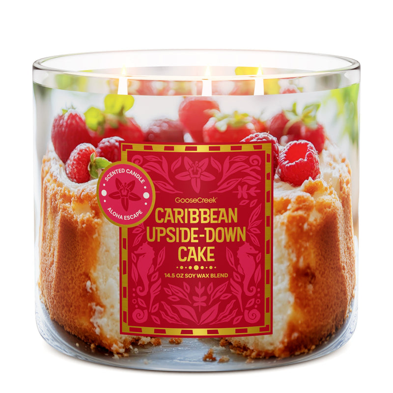 Caribbean Upsidedown Cake 3-Wick Candle J8MJ