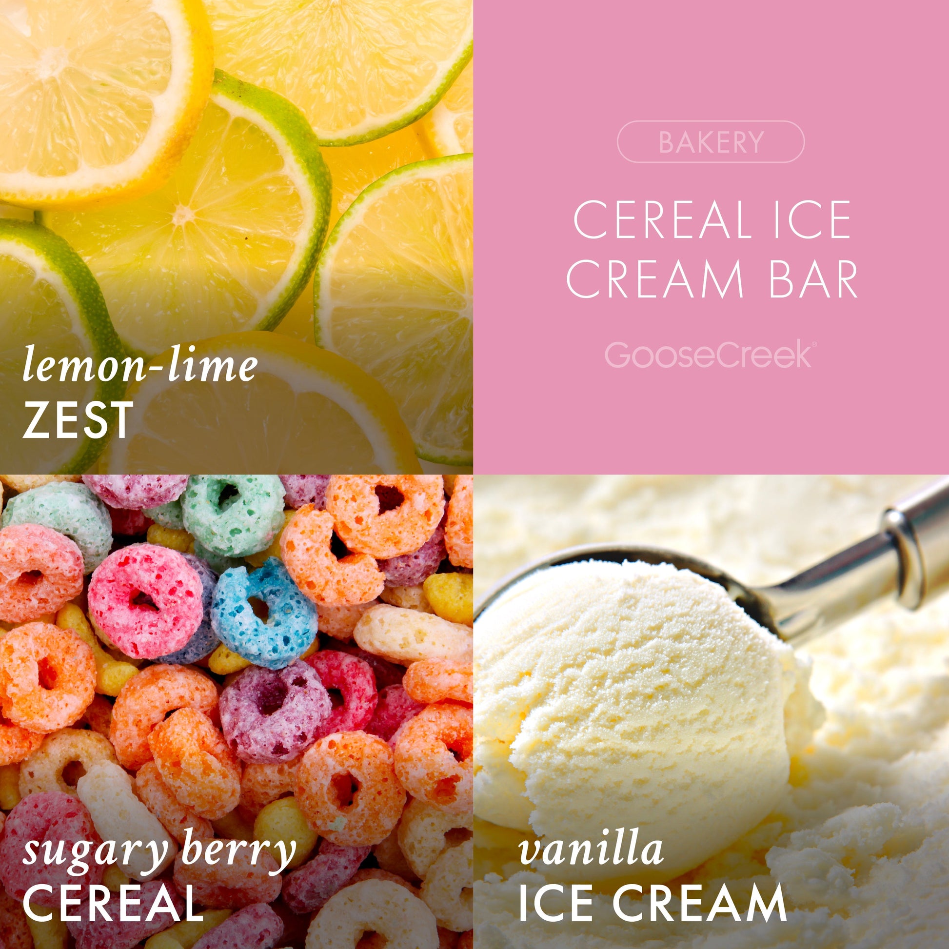 Cereal Ice Cream Bar 3-Wick Candle
