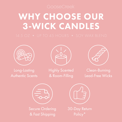 Champagne Bubbles 3-Wick Candle