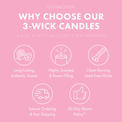 Cherry Blossoms 3-Wick Candle