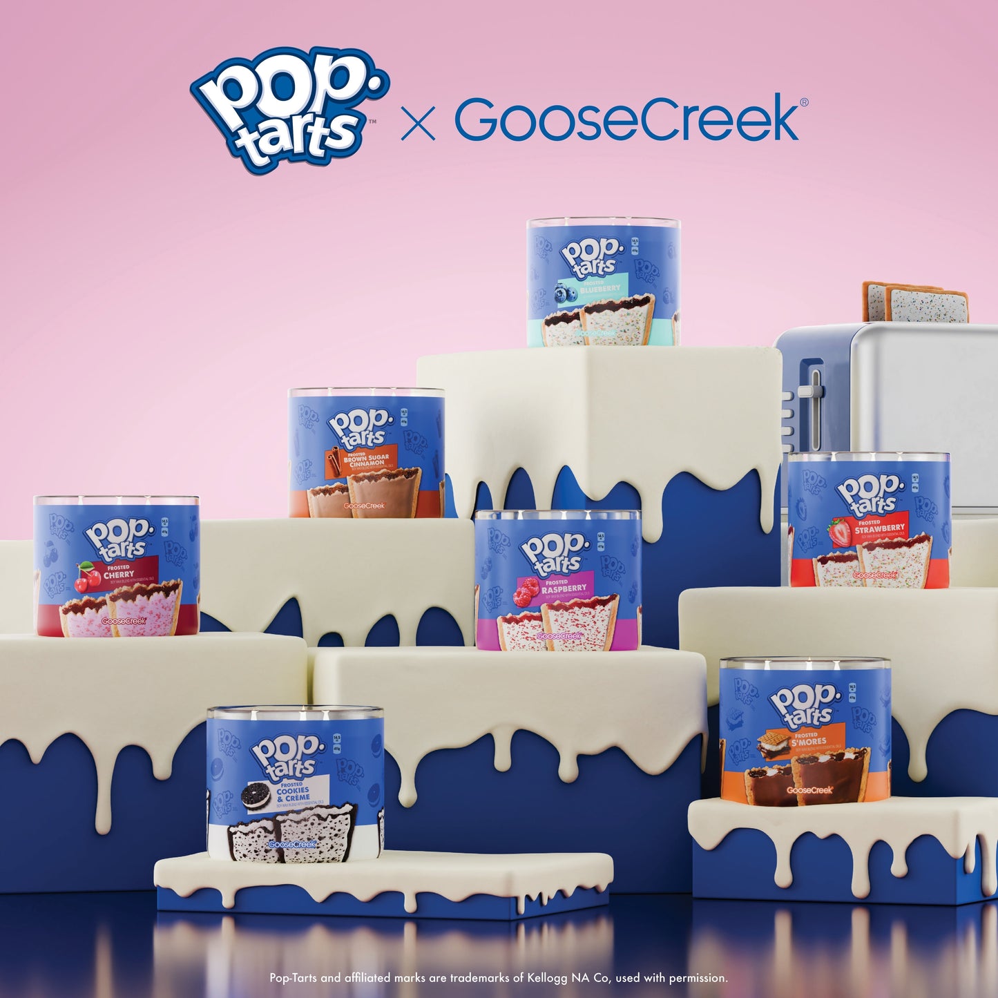 Frosted Brown Sugar Cinnamon Pop-Tarts 3-Wick Candle