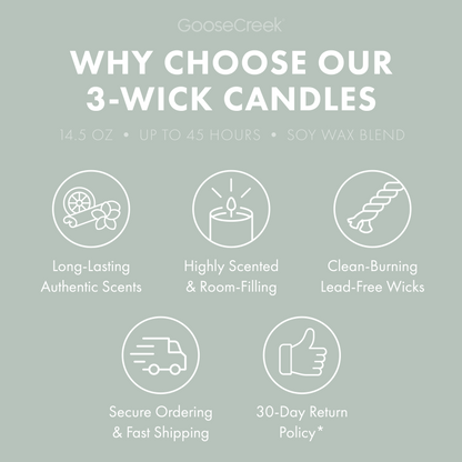 Rosemary & Peppermint Aromatherapy 3-Wick Candle