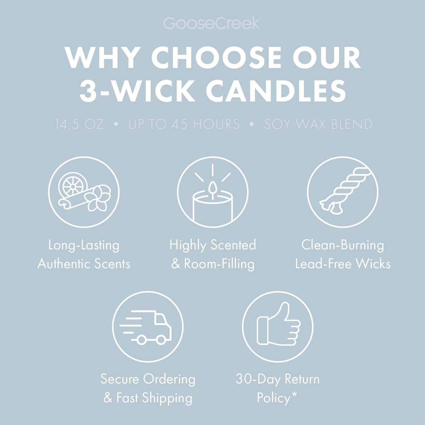 Soft Linen Breeze 3-Wick Candle