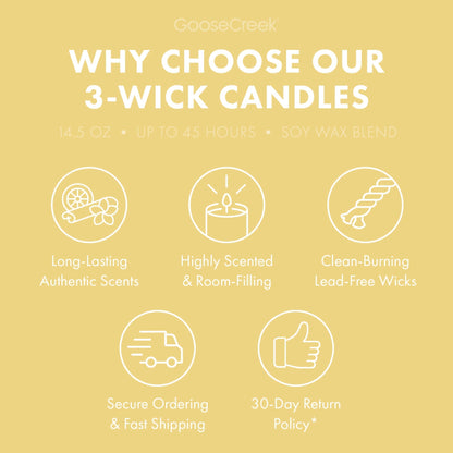 Sugared Lemon 3-Wick Candle