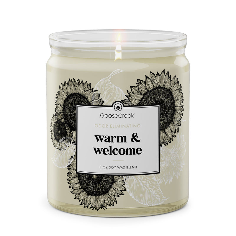 Warm & Welcome Odor Eliminating 7oz Single Wick Candle 7L8Q